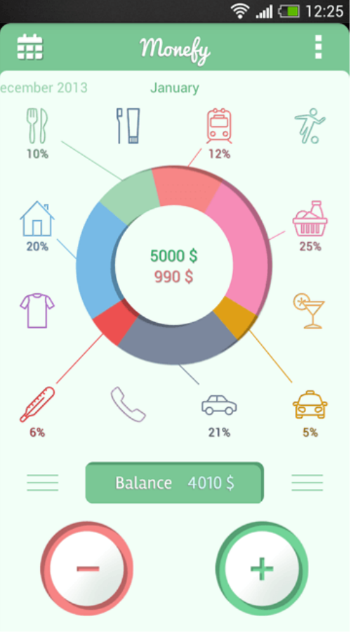 Monefy - Money Manager screenshot 4